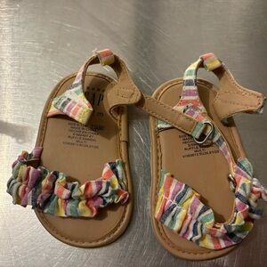 GAP Multicolor Striped Kids Sandals